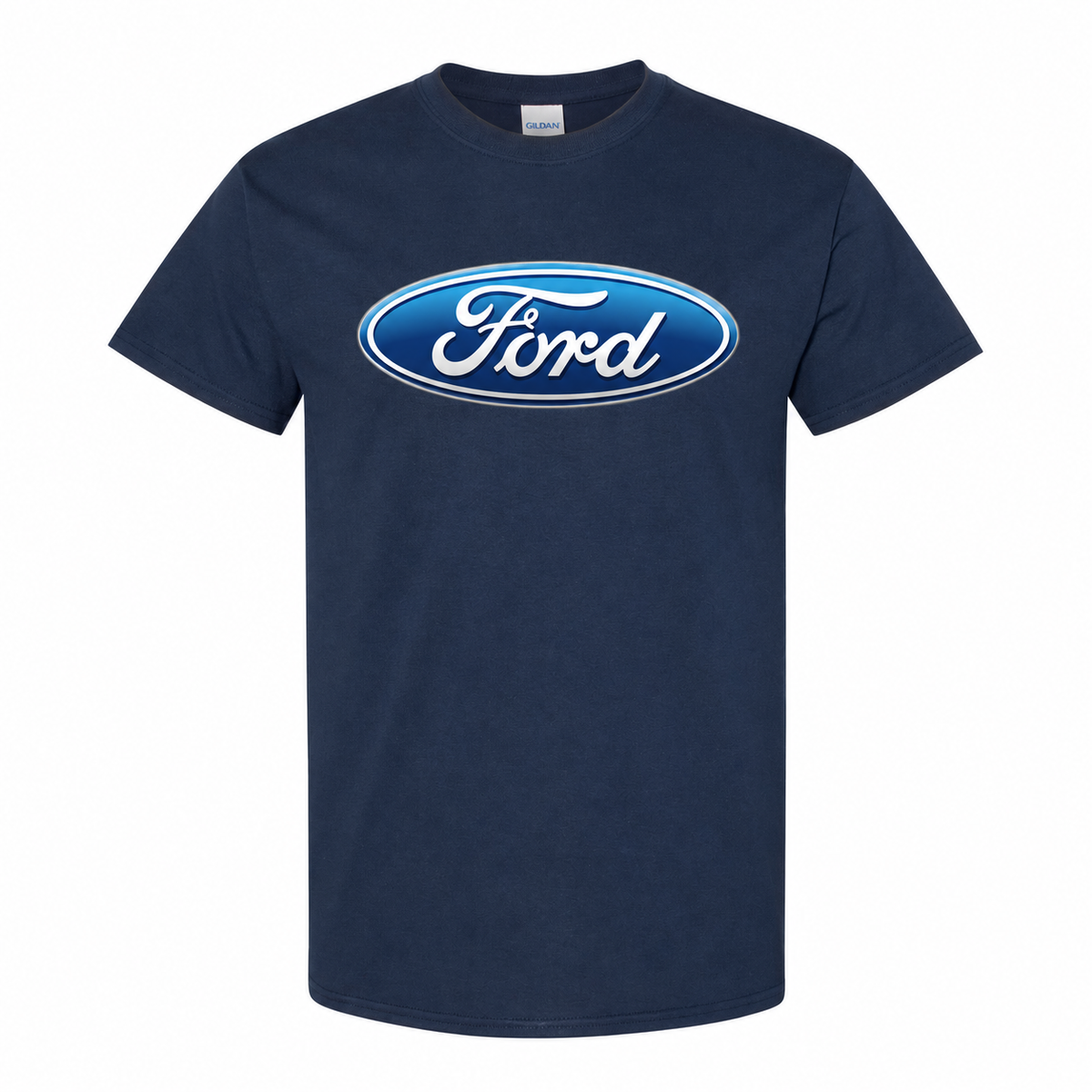 Men’s Ford Car Cotton T-Shirt - Navy
