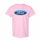 Men’s Ford Car Cotton T-Shirt - Pink