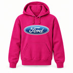 Ford - Youth Large Hoodie (Ages 10–12) | Color: Hot Pink