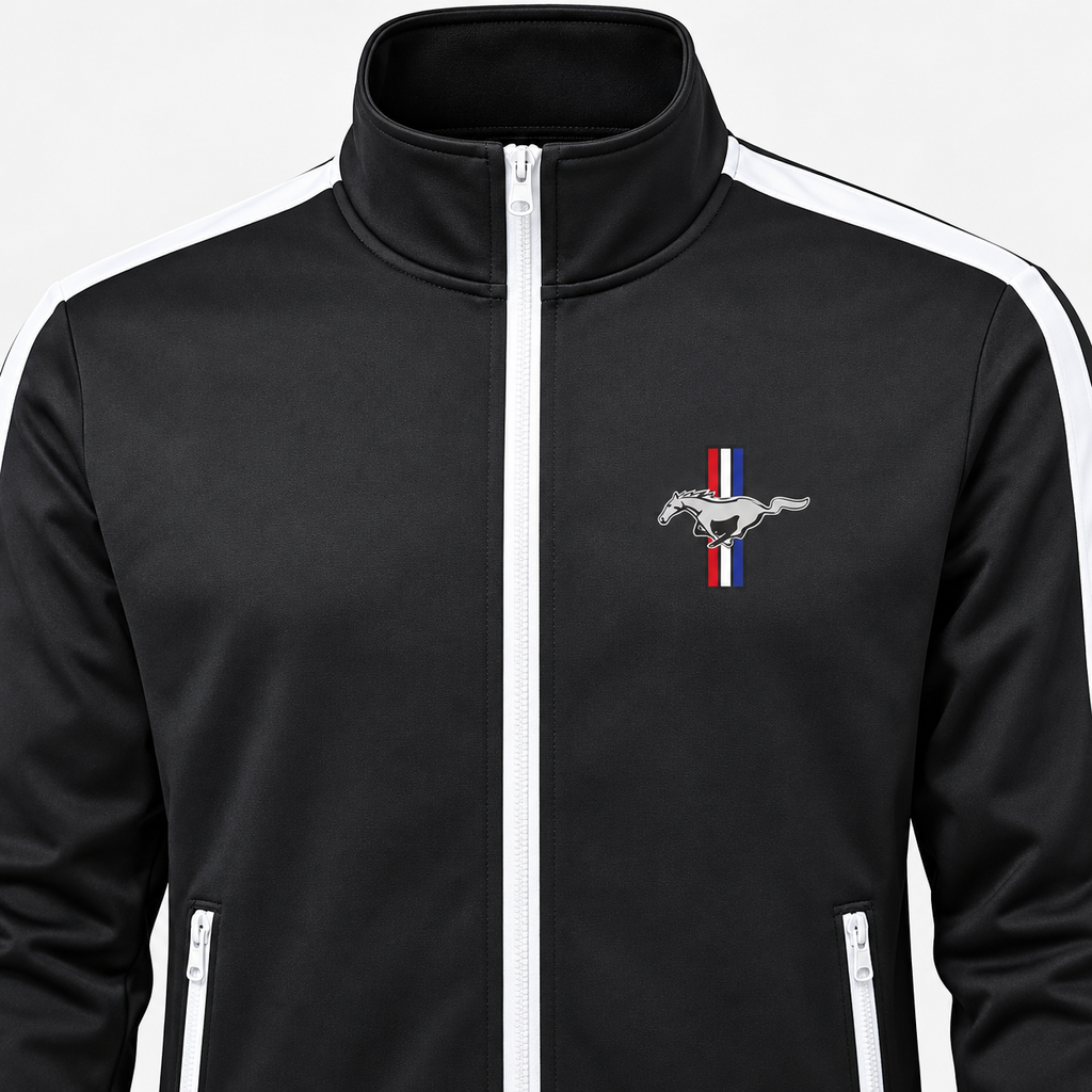Men's Ford Mustang New Car Dri-Fit TrackSuit | Color: Black | Image 3