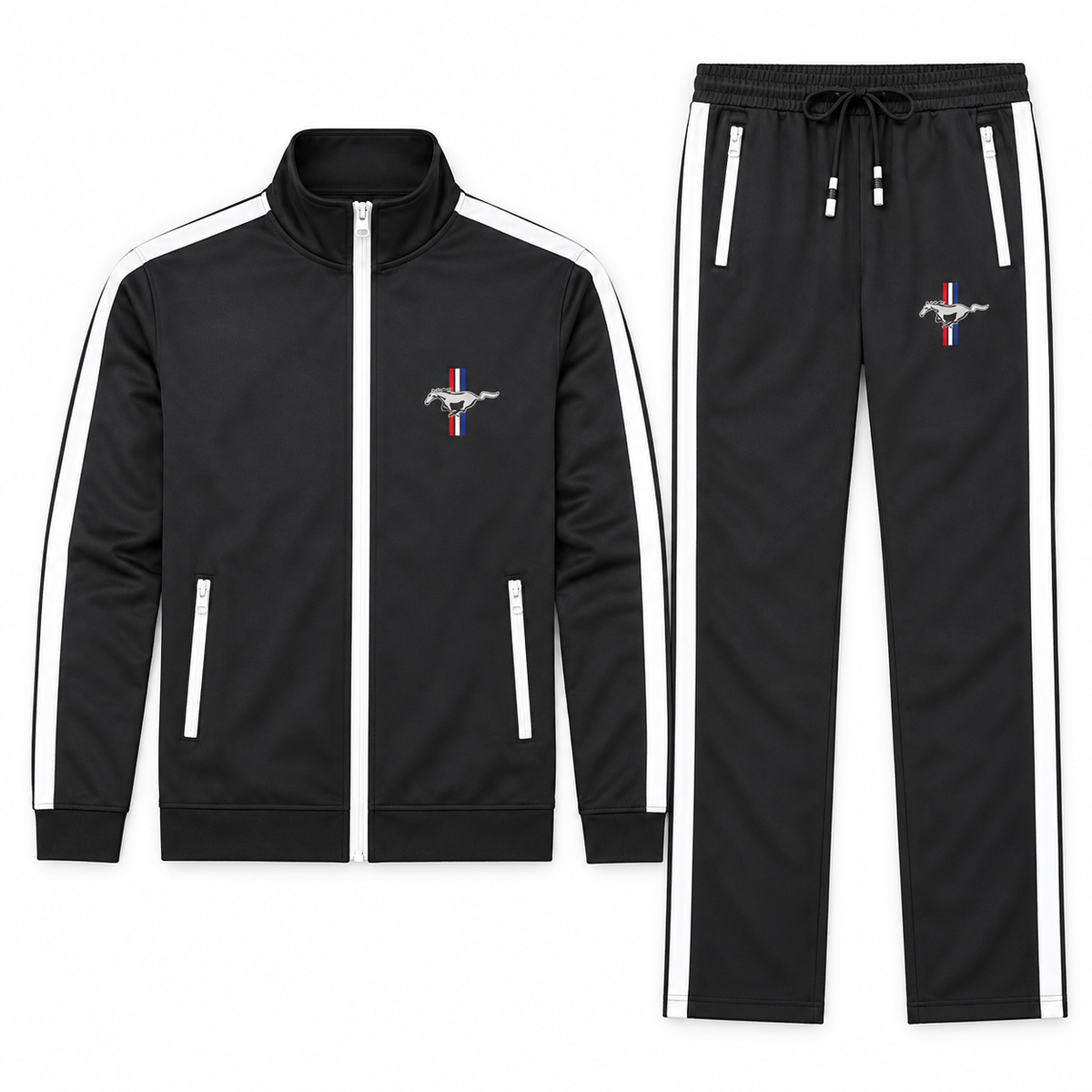 Men's Ford Mustang New Car Dri-Fit TrackSuit | Color: Black | Image 5