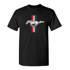 Ford Mustang New Black cotton t-shirt main front view