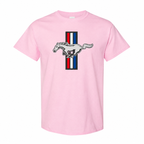 Ford Mustang New Pink cotton t-shirt main front view