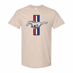 Ford Mustang New Tan cotton t-shirt main front view