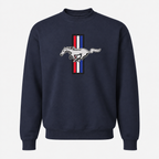 Ford Mustang New Navy crewneck sweatshirt front