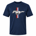 Ford Mustang New Navy polyester t-shirt main front view