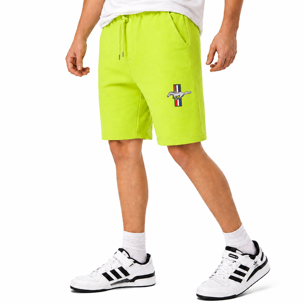 Ford Mustang New Lime Green shorts main front view