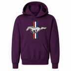 Ford Mustang New Purple youth hoodie main front view