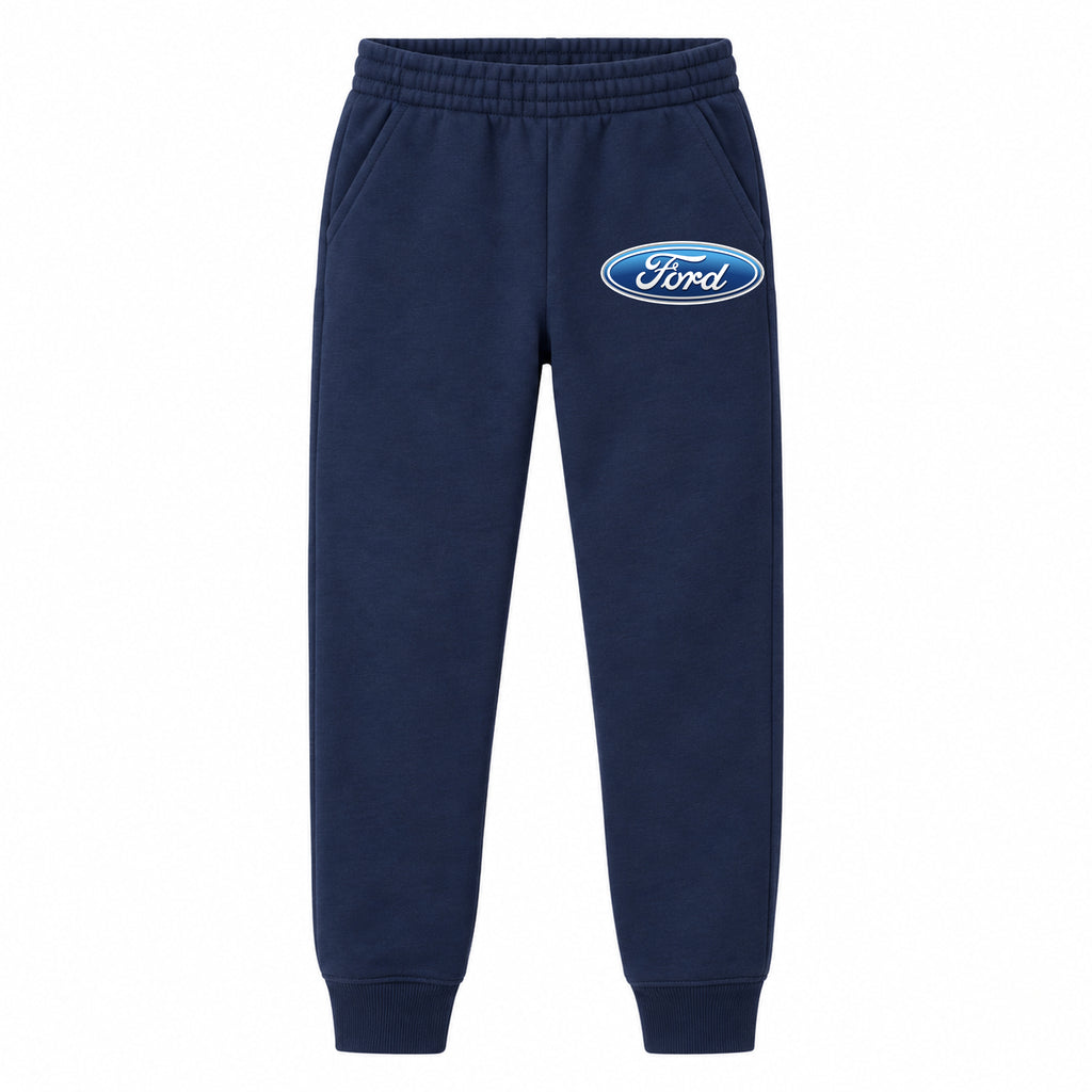 Ford youth jogger sweatpants in Navy Blue, Youth Large ages 10–12