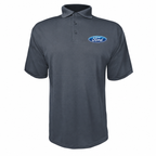 Men’s Ford Car Polyester Polo - Charcoal