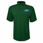 Men’s Ford Car Polyester Polo - Forest Green