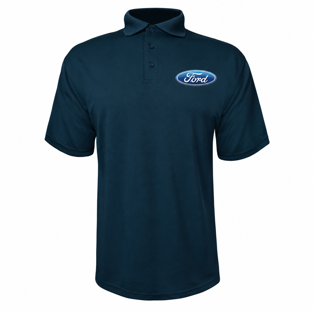 Men’s Ford Car Polyester Polo - Navy