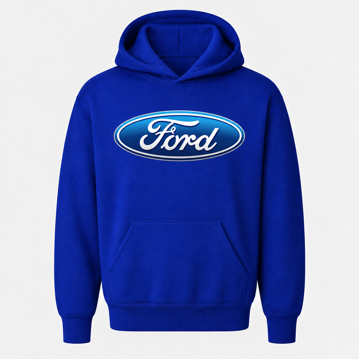 Youth Kids Ford Car Pullover Hoodie - Blue