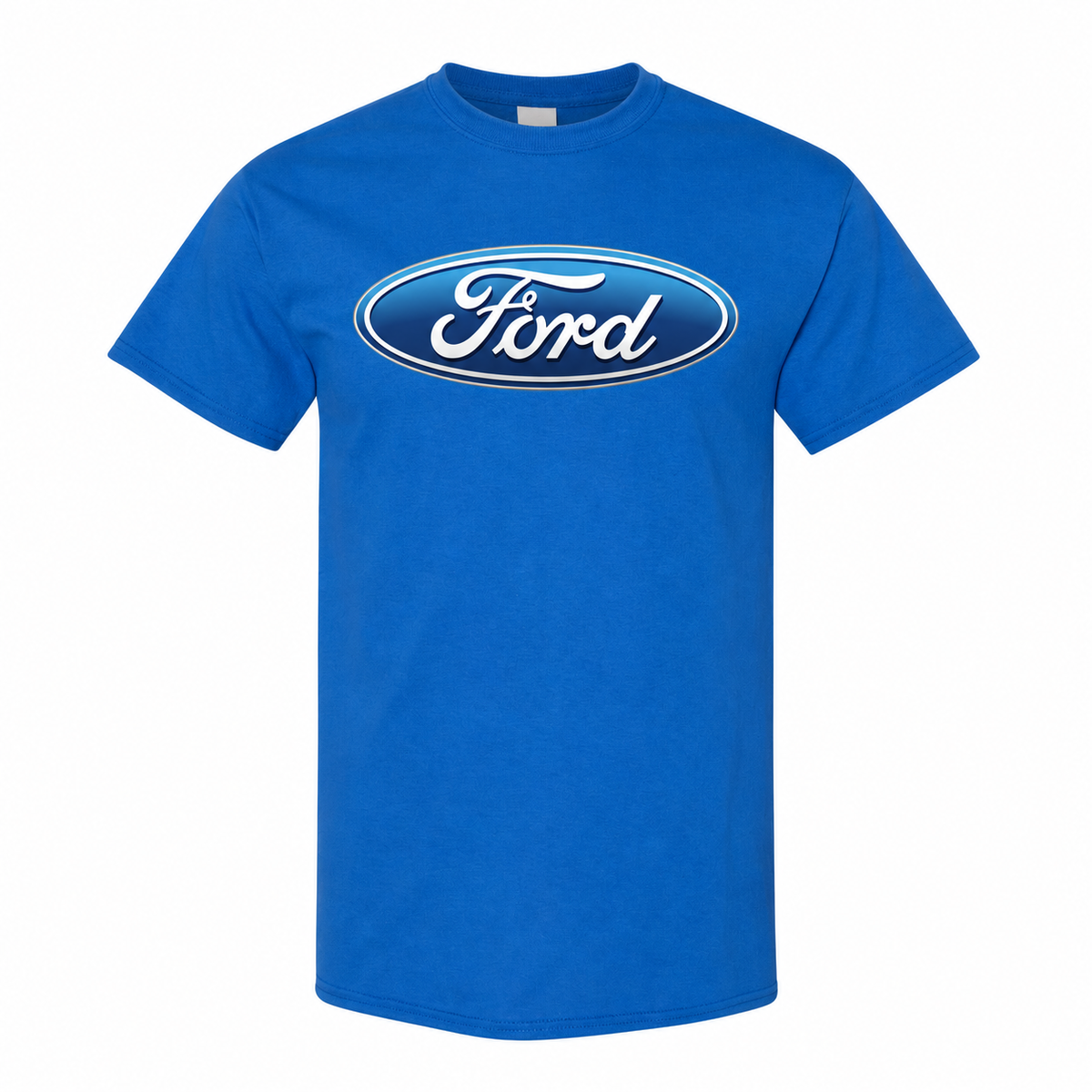 Youth Kids Ford Car Cotton T-Shirt - Blue