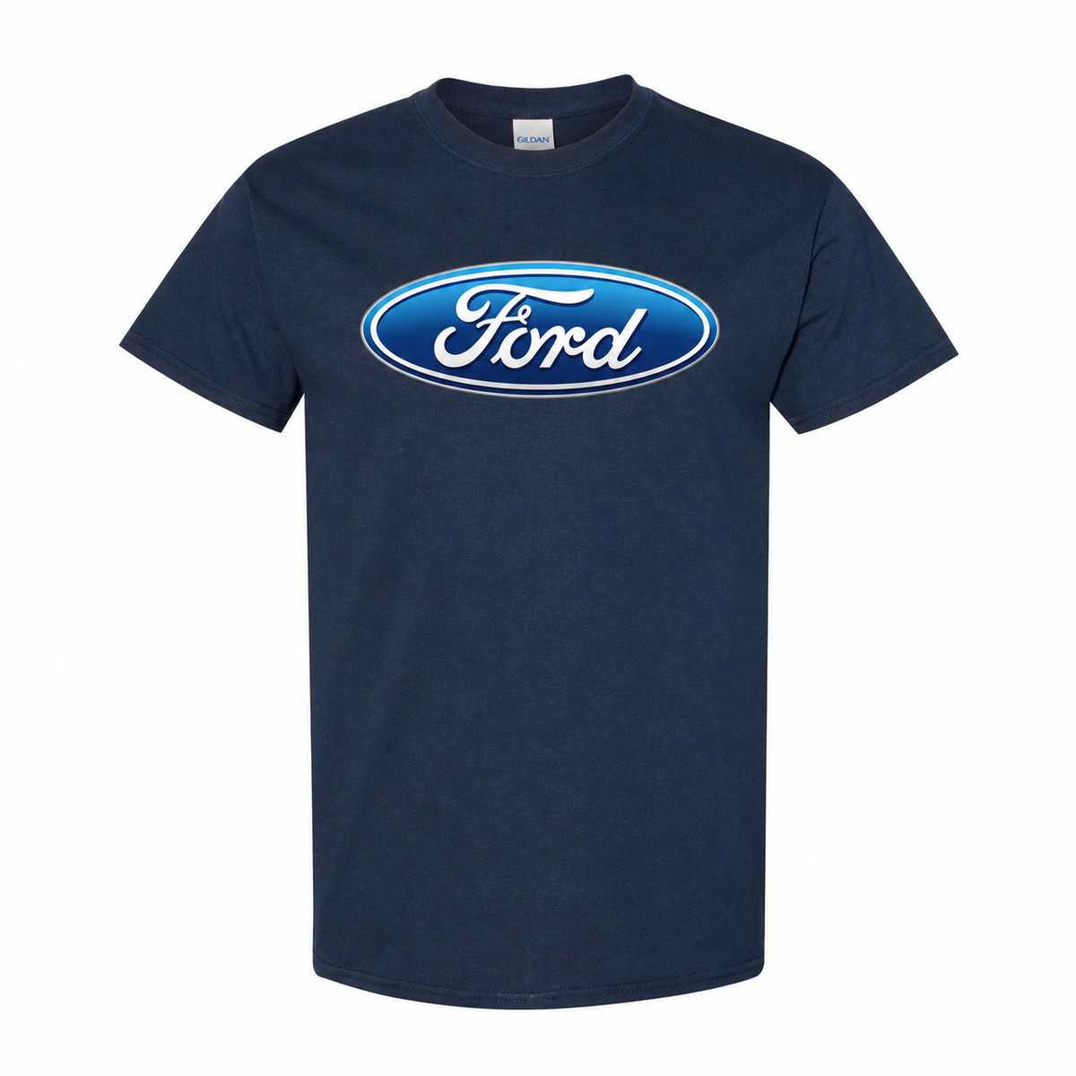 Youth Kids Ford Car Cotton T-Shirt - Navy