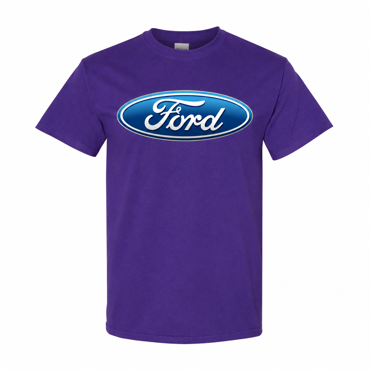 Youth Kids Ford Car Cotton T-Shirt - Purple