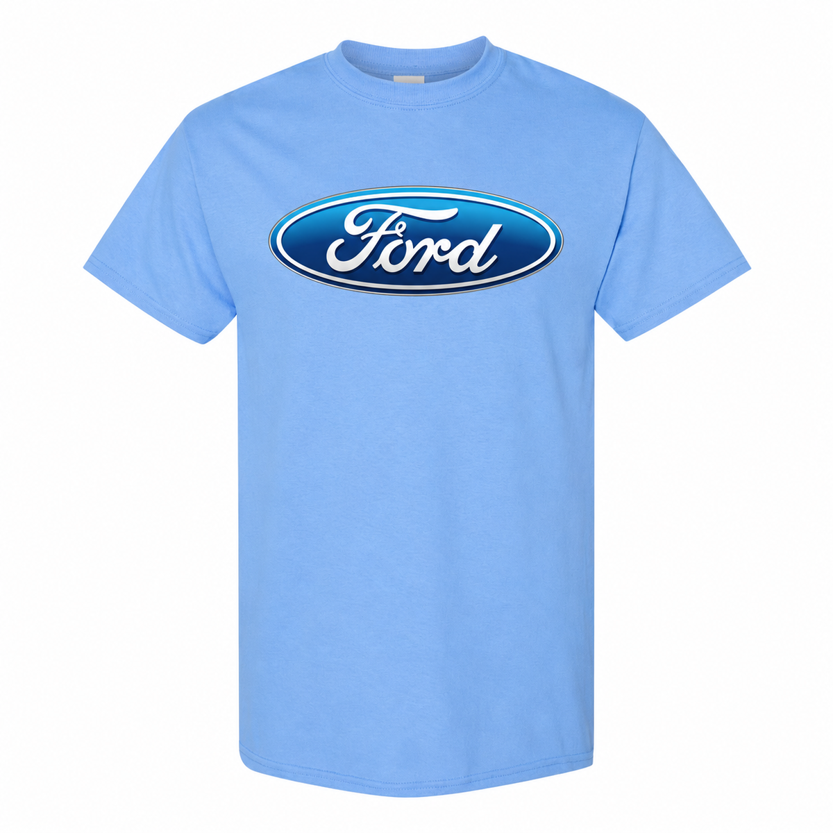 Youth Kids Ford Car Cotton T-Shirt - Sky Blue