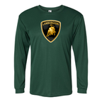 Men's Lamborghini Car -  Polyester Long Sleeve T-Shirt