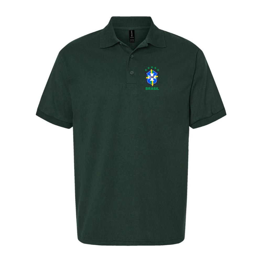 Men's Brasil National Soccer Team Dry Blend Polo