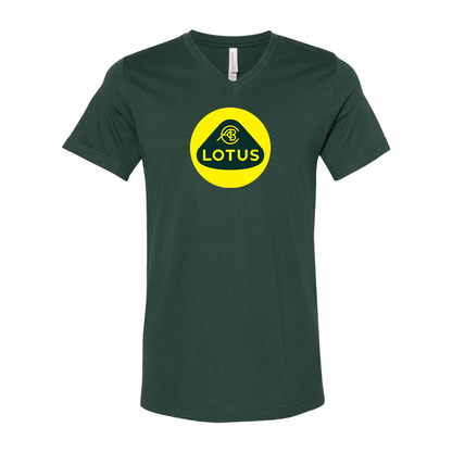 Men’s Lotus Car - BELLA + CANVAS - Jersey V-Neck Tee - 3005