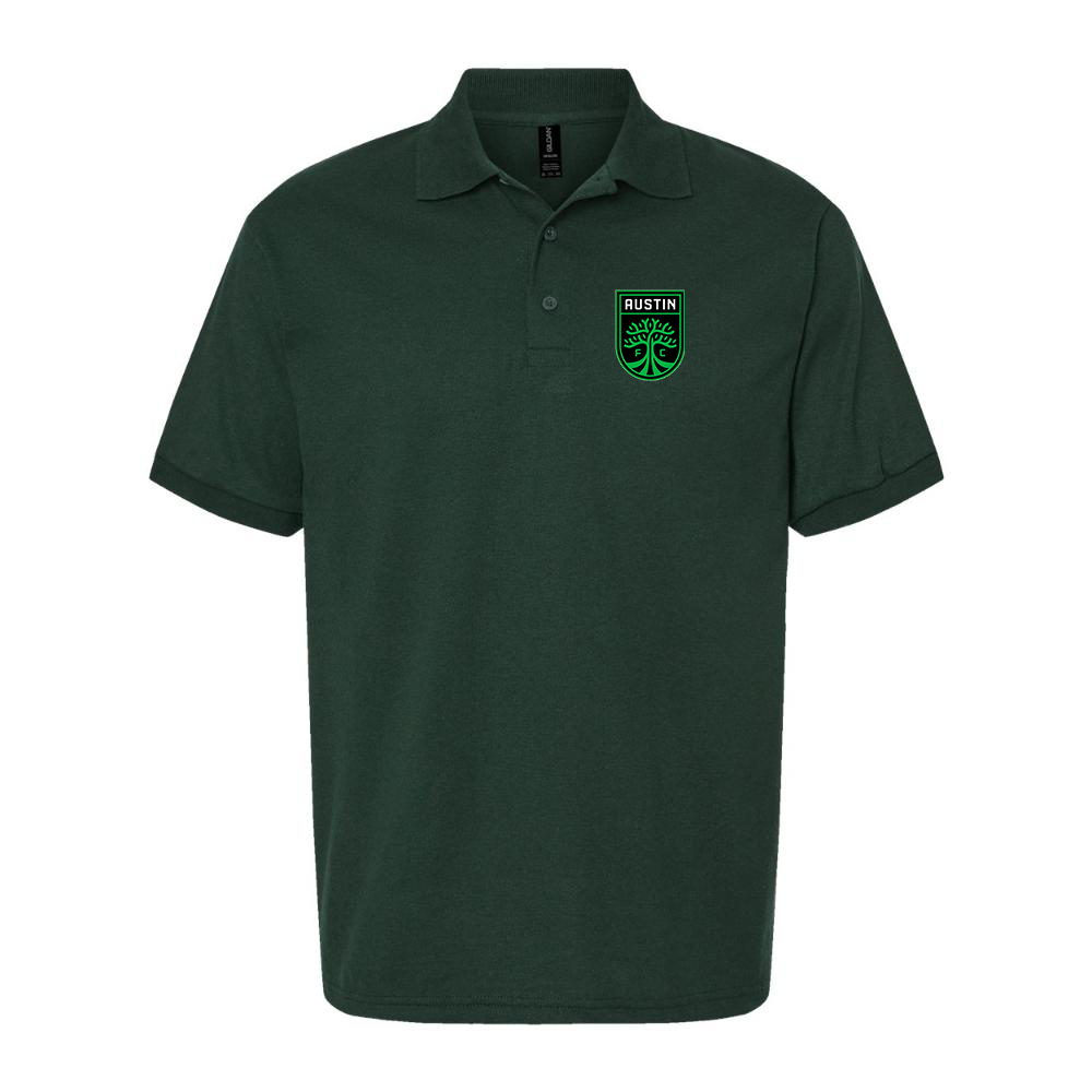 Men's Austin FC Dry Blend Polo