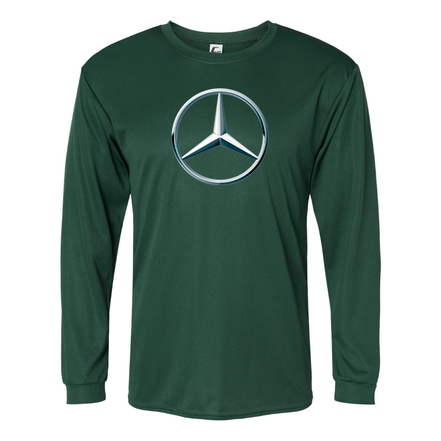 Men's Mercedes-Benz Car NEW -  Polyester Long Sleeve T-Shirt
