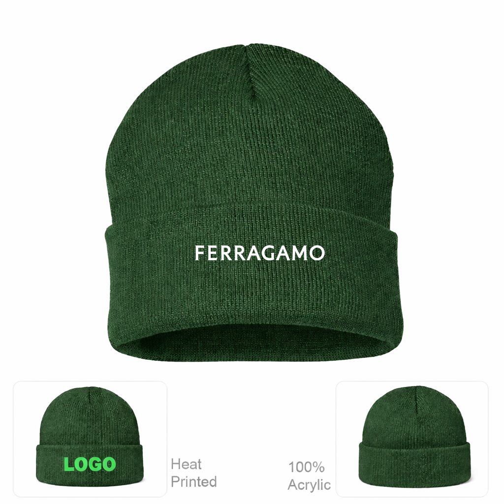 Ferragamo Cuffed Beanie Hat