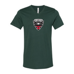 Men’s D.C. United FC - BELLA + CANVAS - Jersey V-Neck Tee - 3005