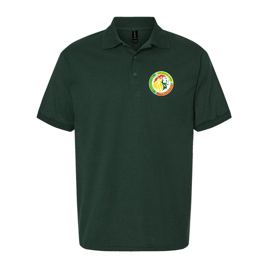 Men's Senegal National Soccer Team Dry Blend Polo