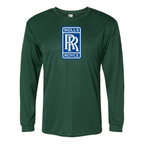 Men's Rolls Royce Car -  Polyester Long Sleeve T-Shirt