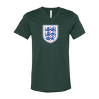 Men’s England National Football Team - BELLA + CANVAS - Jersey V-Neck Tee - 3005