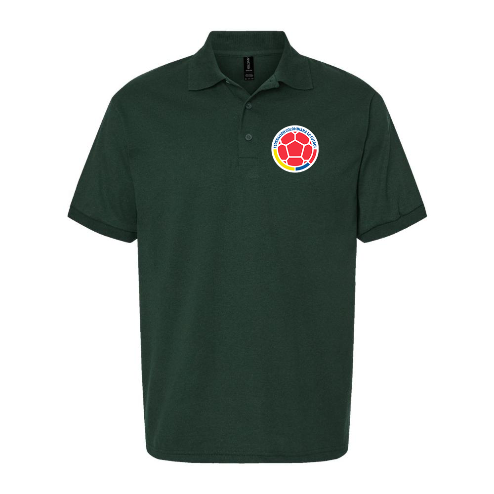 Men's Colombia National Soccer Team Dry Blend Polo