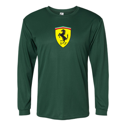 Men’s  Ferrari Motorsport Car - C2 Sport - Performance Long Sleeve T-Shirt - 5104