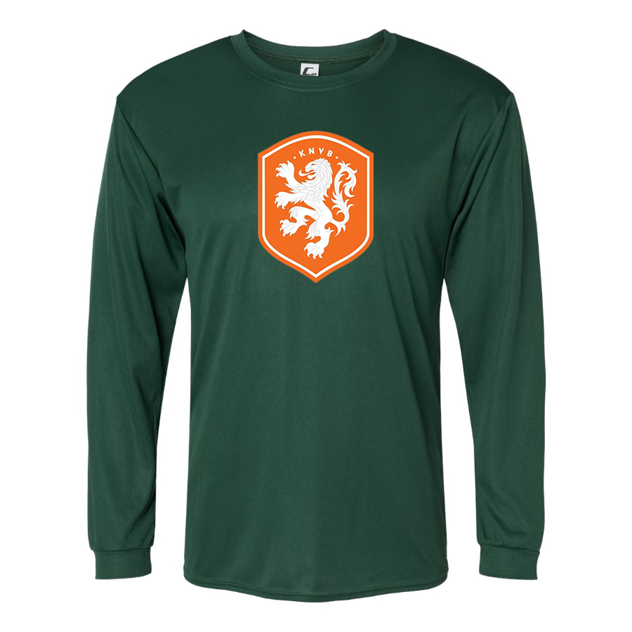 Men’s Netherlands National Soccer Team - C2 Sport - Performance Long Sleeve T-Shirt - 5104