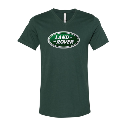 Men’s Land Rover Car - BELLA + CANVAS - Jersey V-Neck Tee - 3005