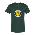 Men’s Scotland National Soccer Team - BELLA + CANVAS - Jersey V-Neck Tee - 3005