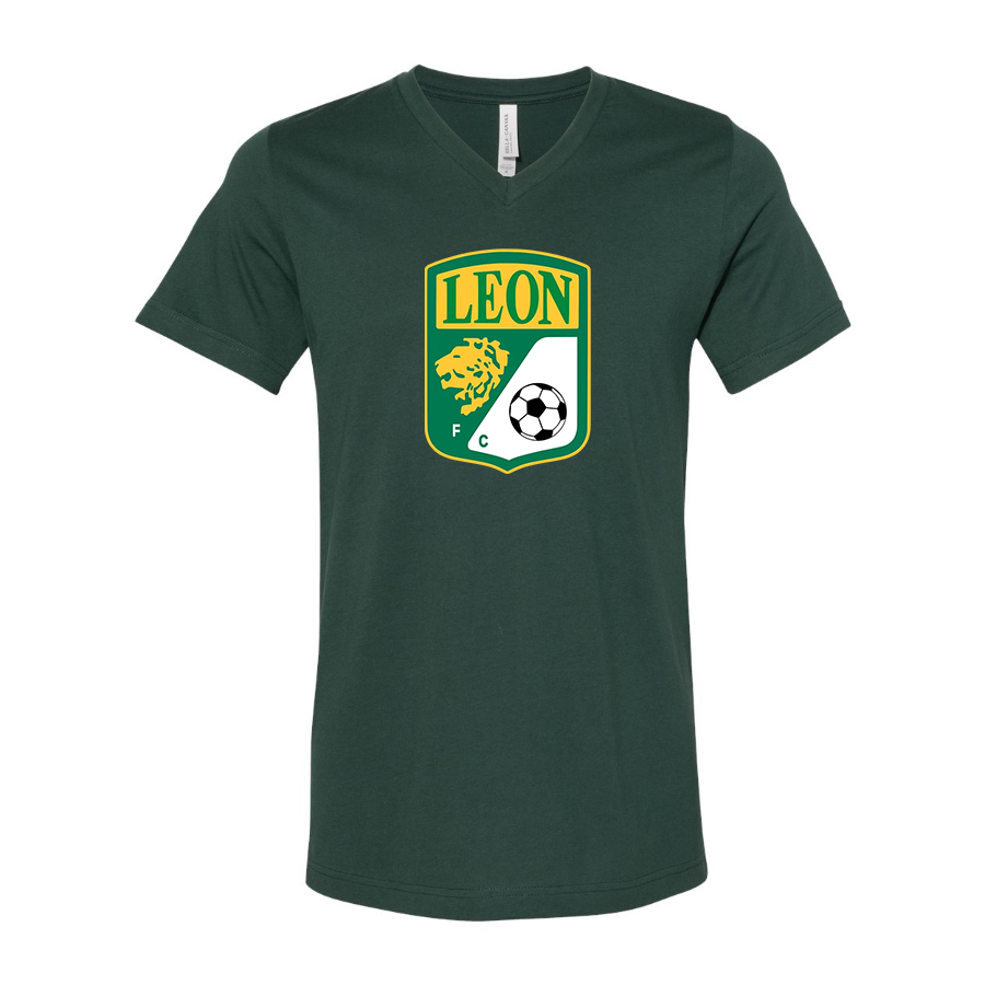 Men’s  Leon FC - BELLA + CANVAS - Jersey V-Neck Tee - 3005