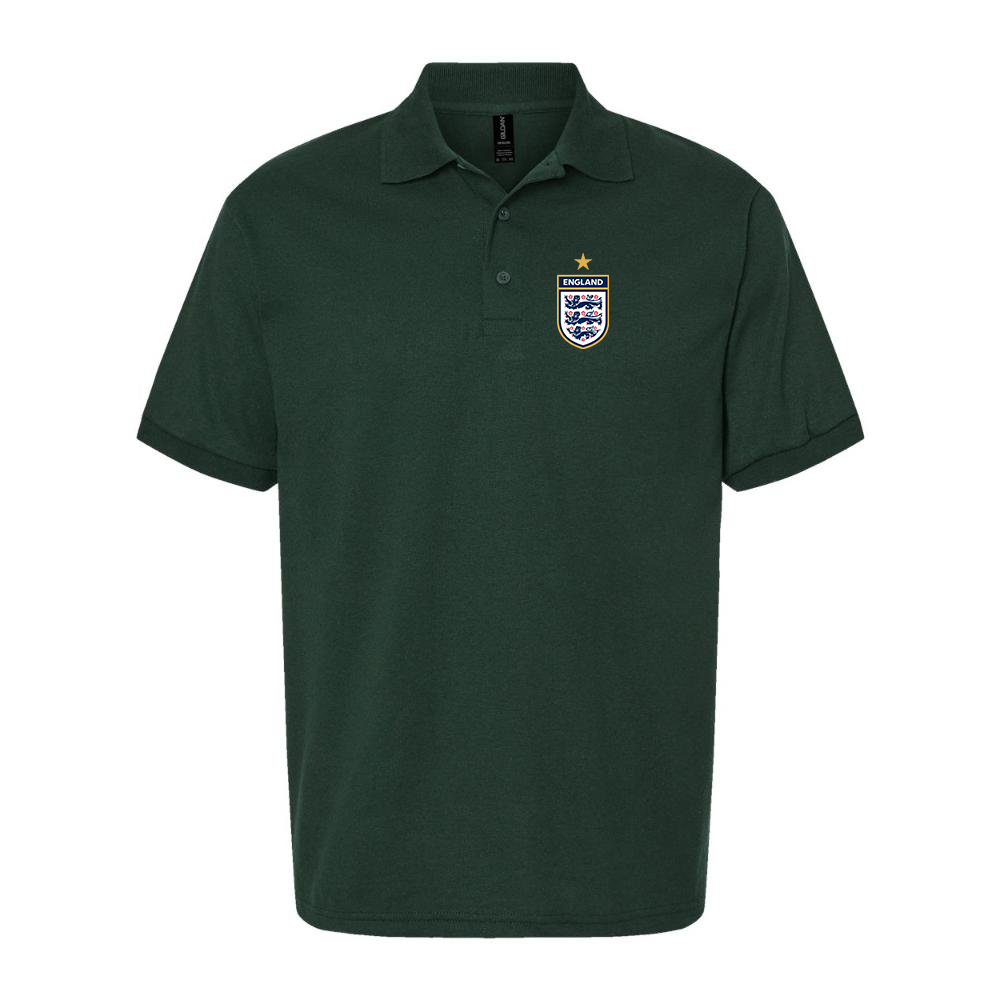 Men's England National Soccer Team Dry Blend Polo