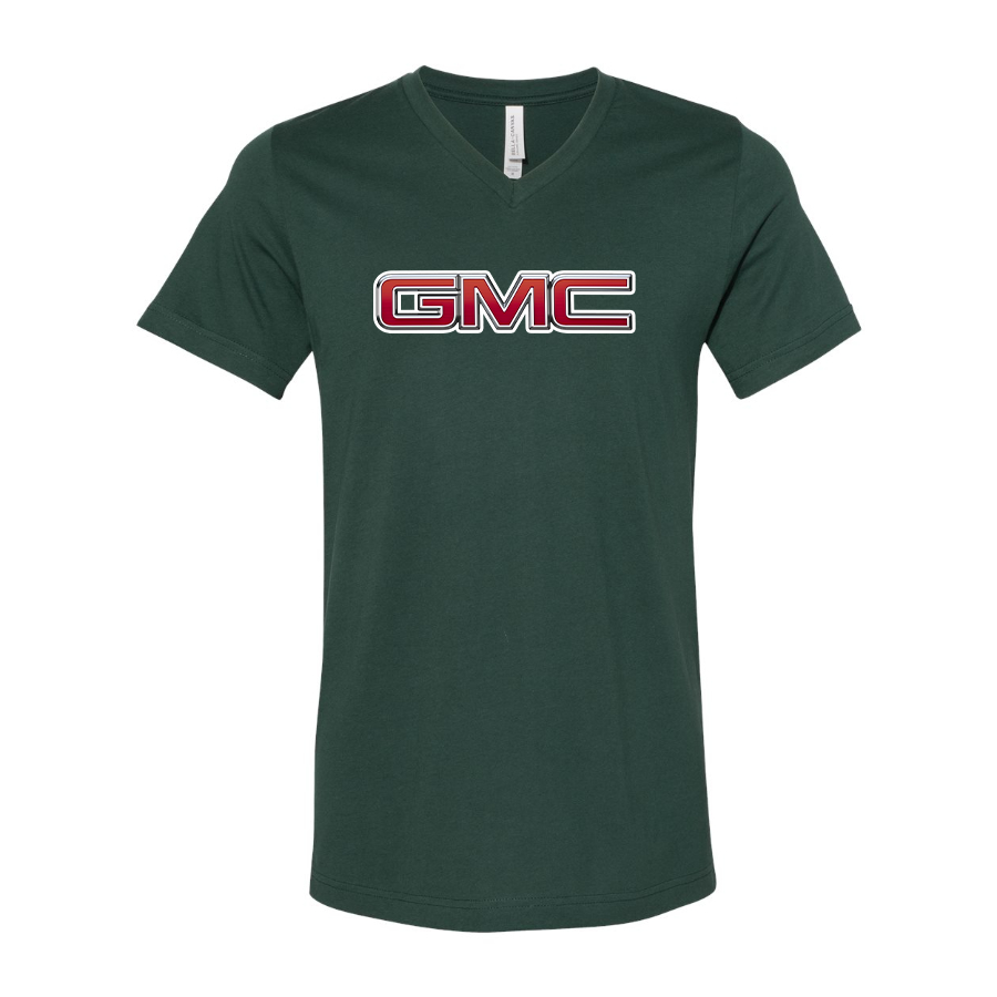 Men’s GMC Car - BELLA + CANVAS - Jersey V-Neck Tee - 3005