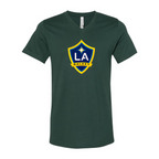 Men’s LA Galaxy FC - BELLA + CANVAS - Jersey V-Neck Tee - 3005