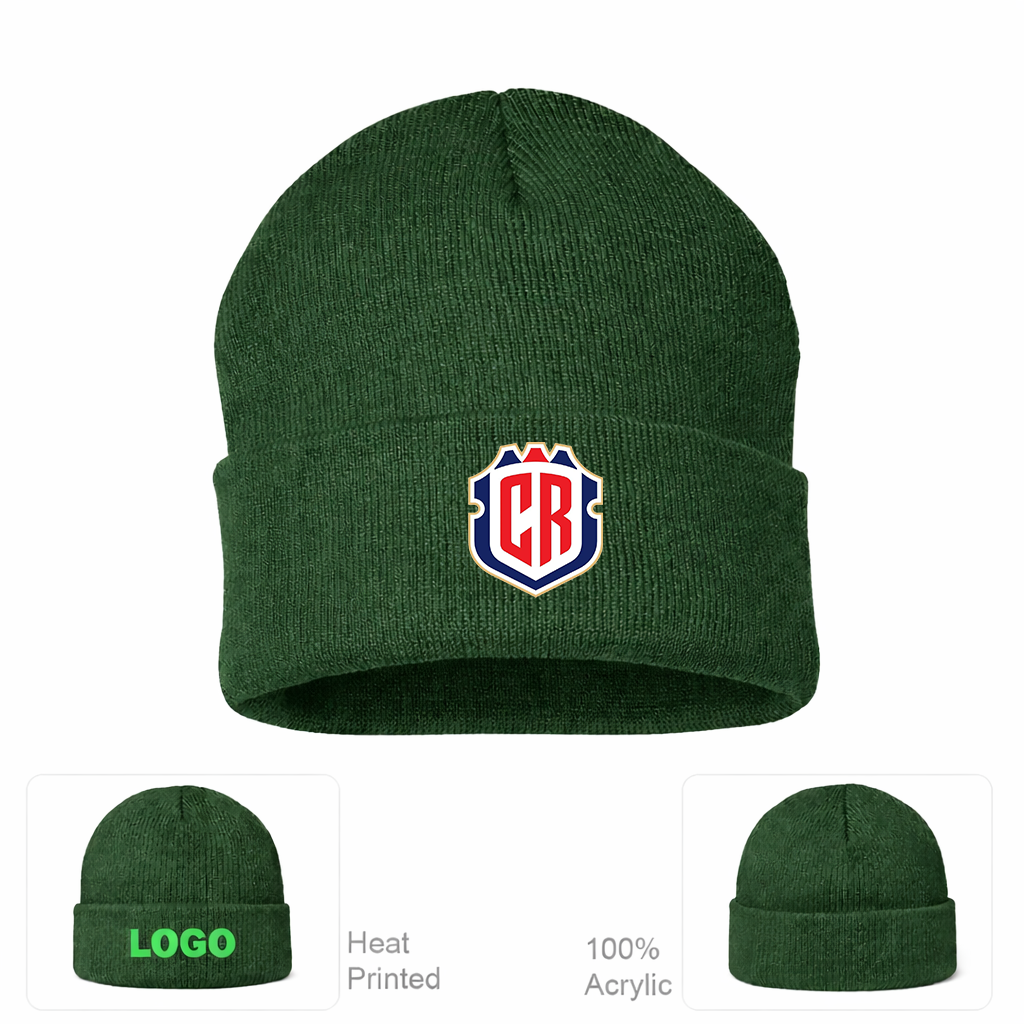 Costa Rica National Soccer Team Beanie Hat