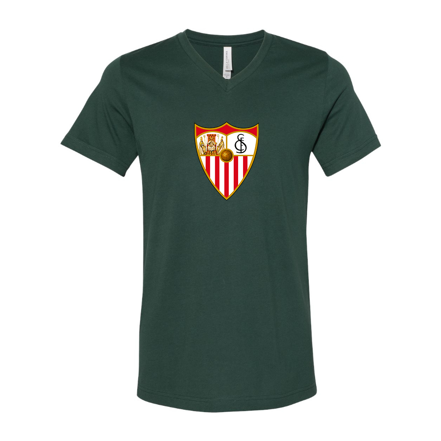 Men’s  Sevilla FC - BELLA + CANVAS - Jersey V-Neck Tee - 3005
