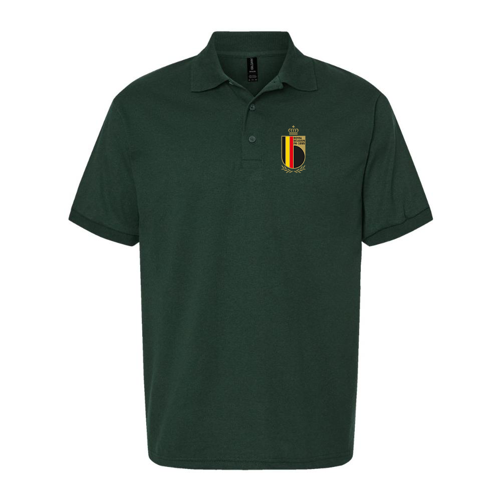 Men's Belgium National Soccer Team Dry Blend Polo