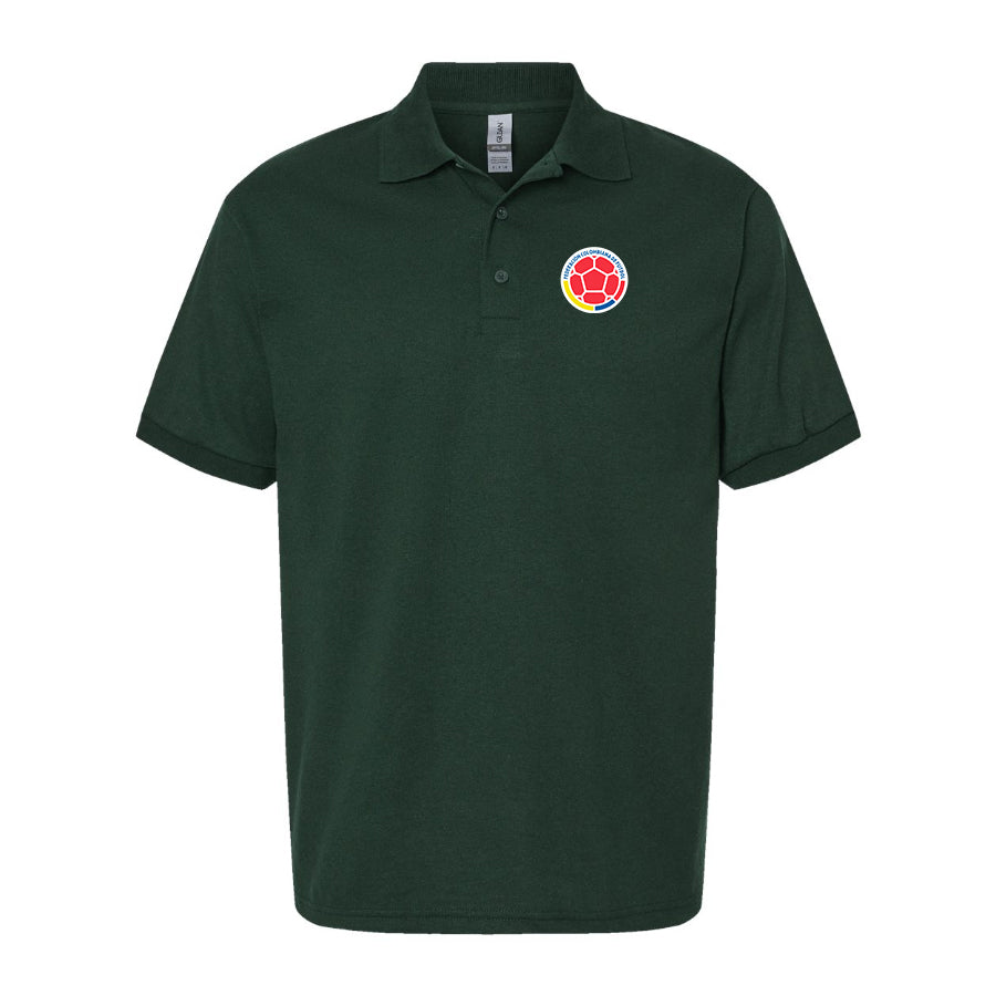 Men's Colombia National Soccer Team Dry Blend Polo