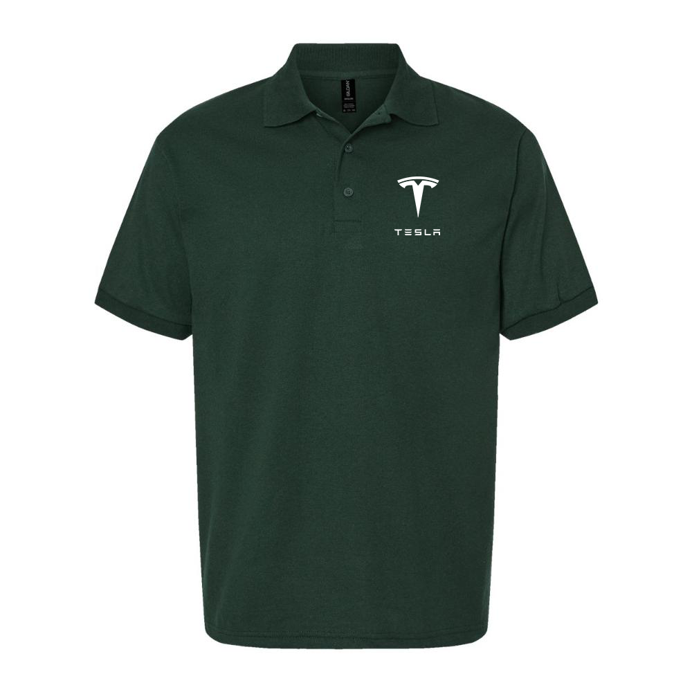 Men’s Tesla Motorsports Car Dry Blend Polo