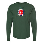 Men's Costa Rica National Soccer Team Long Sleeve T-Shirt