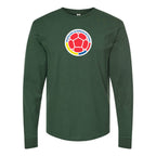 Men's Colombia National Soccer Team Long Sleeve T-Shirt