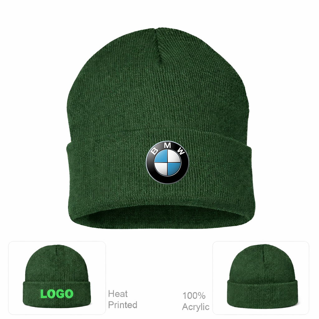 BMW Motorsports Car Cuffed Beanie Hat