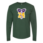 Men's Kobe Bryant Mamba 24 Long Sleeve T-Shirt