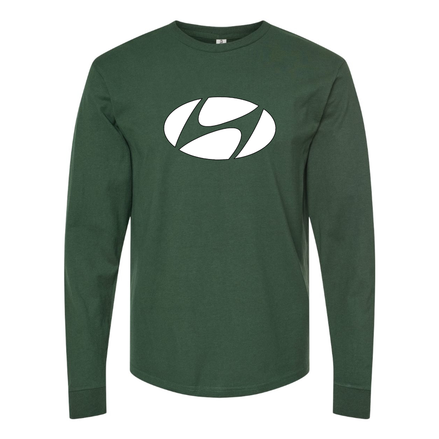 Men's Hyundai New Logo Car  Long Sleeve T-Shirt